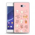 Дизайнерский пластиковый чехол для Sony Xperia M2 dual Hello Kitty Хелоу Кити