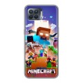 Дизайнерский силиконовый чехол для OPPO Reno4 Lite Майнкрафт Minecraft
