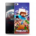 Дизайнерский пластиковый чехол для Lenovo Vibe X2 Майнкрафт Minecraft