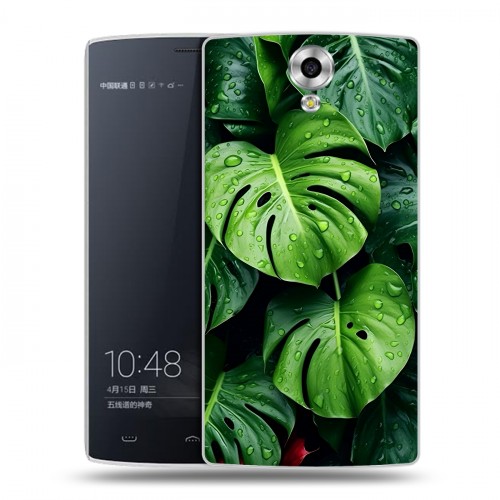 Дизайнерский силиконовый чехол для Homtom HT7 Листья
