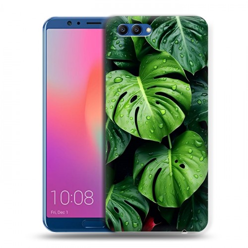 Дизайнерский пластиковый чехол для Huawei Honor View 10 Листья