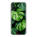 Дизайнерский силиконовый с усиленными углами чехол для Xiaomi RedMi 9A Листья