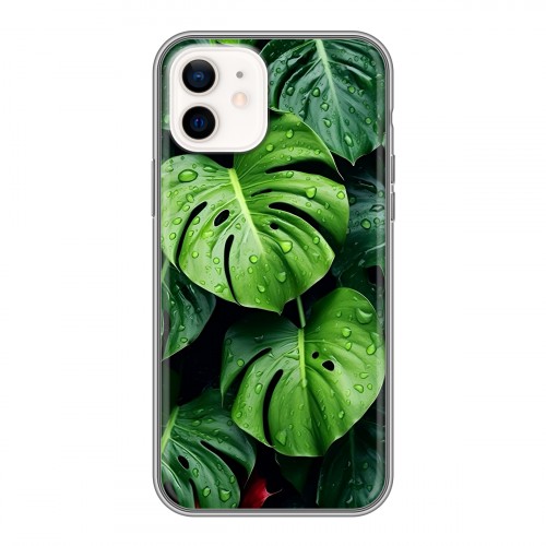 Дизайнерский силиконовый чехол для Iphone 12 Листья