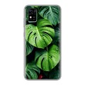 Дизайнерский силиконовый чехол для ZTE Blade A31 Листья