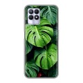 Дизайнерский силиконовый с усиленными углами чехол для Realme 8i Листья