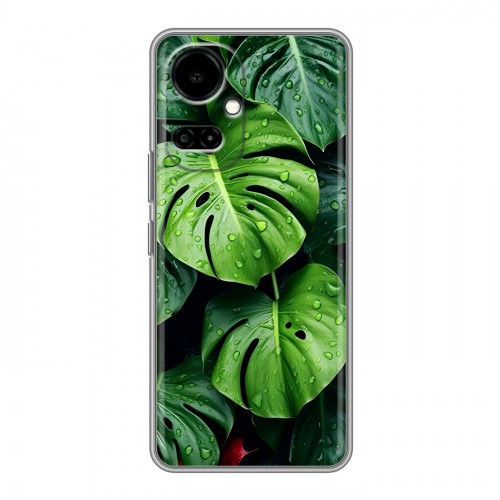 Дизайнерский силиконовый чехол для Tecno Camon 19 Листья