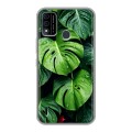 Дизайнерский силиконовый чехол для Itel A48 Листья