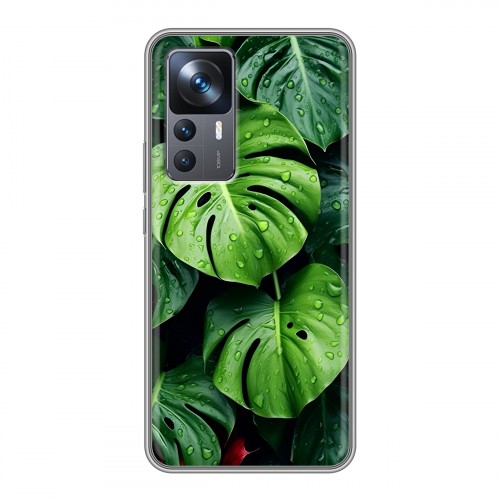 Дизайнерский силиконовый чехол для Xiaomi 12T Листья