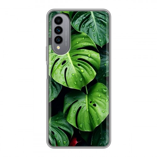 Дизайнерский силиконовый чехол для Wiko T50 Листья