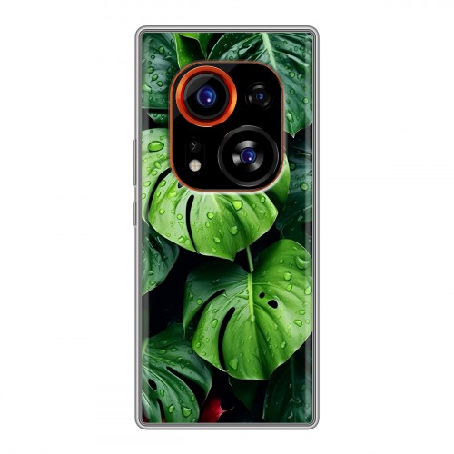 Дизайнерский силиконовый чехол для Tecno Phantom X2 Pro Листья