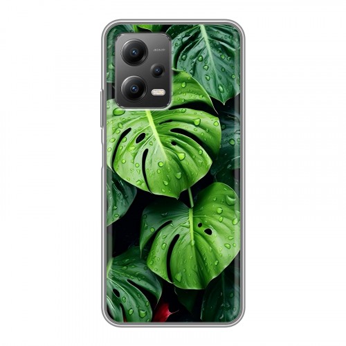 Дизайнерский силиконовый чехол для Xiaomi Poco X5 Листья