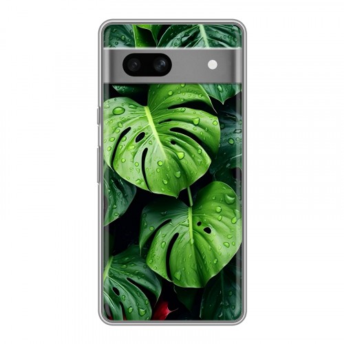 Дизайнерский силиконовый чехол для Google Pixel 7A Листья