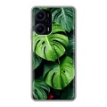 Дизайнерский силиконовый с усиленными углами чехол для XIaomi Poco F5 Листья