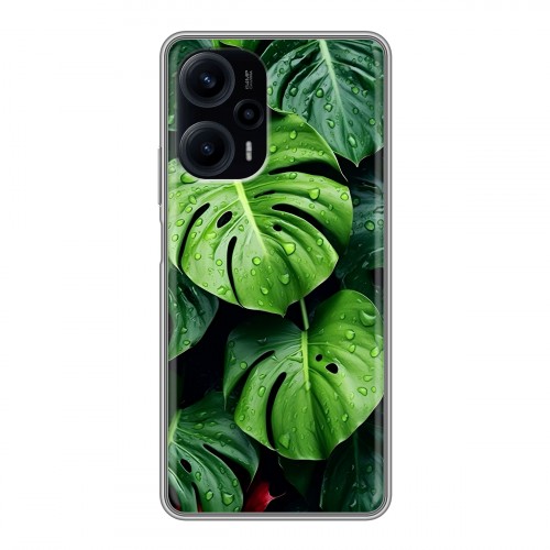 Дизайнерский силиконовый чехол для XIaomi Poco F5 Листья