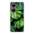 Дизайнерский силиконовый с усиленными углами чехол для Huawei Nova 11i Листья