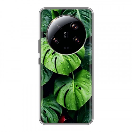 Дизайнерский силиконовый чехол для Xiaomi 13 Ultra Листья