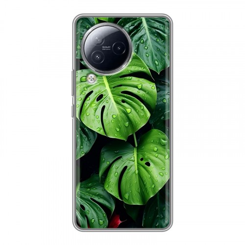 Дизайнерский силиконовый чехол для Xiaomi Civi 3 Листья