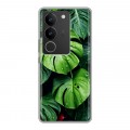 Дизайнерский силиконовый с усиленными углами чехол для Vivo V29 Листья