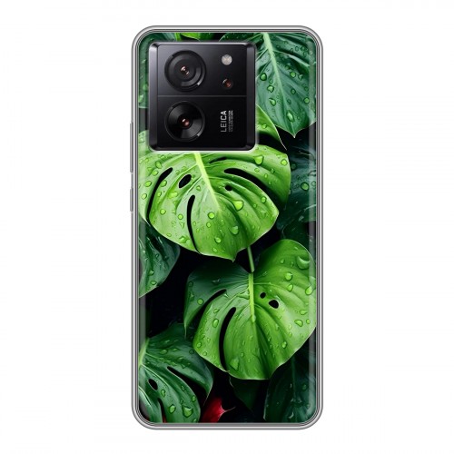 Дизайнерский силиконовый чехол для Xiaomi 13T Листья