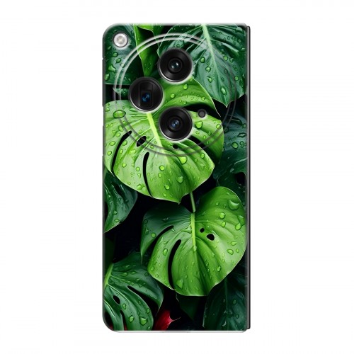 Дизайнерский пластиковый чехол для OPPO Find N3 Листья