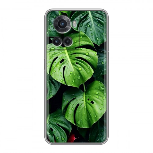 Дизайнерский силиконовый чехол для OnePlus Ace Листья