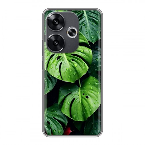 Дизайнерский силиконовый чехол для Xiaomi Redmi Turbo 3 Листья