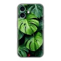 Дизайнерский силиконовый чехол для Iphone 16 Plus Листья