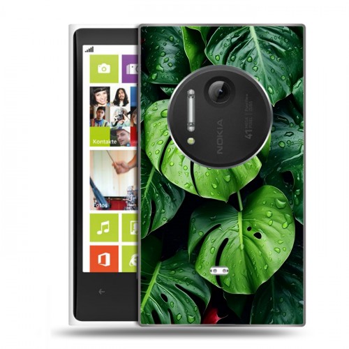 Дизайнерский силиконовый чехол для Nokia Lumia 1020 Листья