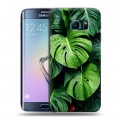 Дизайнерский силиконовый чехол для Samsung Galaxy S6 Edge Листья