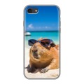 Дизайнерский силиконовый чехол для Iphone 7 Капибара