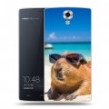 Дизайнерский силиконовый чехол для Homtom HT7 Капибара