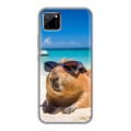 Дизайнерский силиконовый чехол для Realme C11 Капибара
