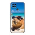 Дизайнерский силиконовый чехол для Realme C21 Капибара