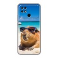 Дизайнерский силиконовый чехол для Xiaomi Poco C40 Капибара