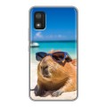 Дизайнерский силиконовый чехол для Itel A17 Капибара