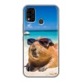 Дизайнерский силиконовый чехол для Itel A48 Капибара