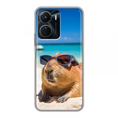 Дизайнерский силиконовый чехол для Vivo Y16 Капибара