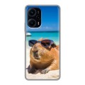 Дизайнерский силиконовый чехол для XIaomi Poco F5 Капибара