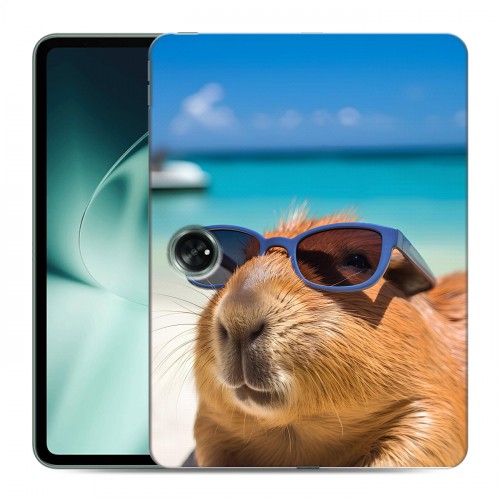 Дизайнерский силиконовый чехол для OnePlus Pad Капибара