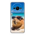 Дизайнерский силиконовый чехол для Xiaomi RedMi A3 Капибара
