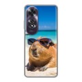Дизайнерский силиконовый чехол для OPPO A60 Капибара