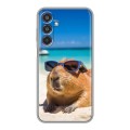 Дизайнерский силиконовый чехол для Samsung Galaxy M35 Капибара