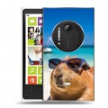 Дизайнерский силиконовый чехол для Nokia Lumia 1020 Капибара