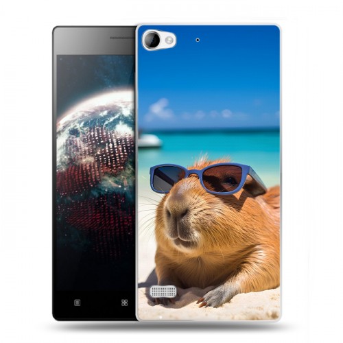 Дизайнерский пластиковый чехол для Lenovo Vibe X2 Капибара