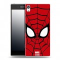 Дизайнерский пластиковый чехол для Sony Xperia E5 человек паук spiderman