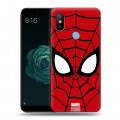 Дизайнерский силиконовый чехол для Xiaomi Mi A2 человек паук spiderman