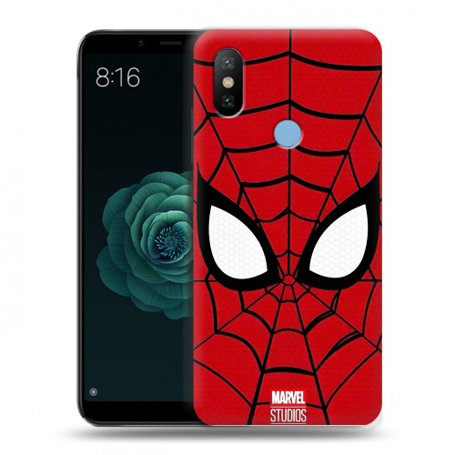 Дизайнерский силиконовый чехол для Xiaomi Mi A2 человек паук spiderman
