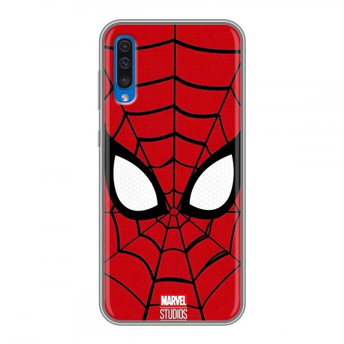 Дизайнерский силиконовый чехол для Samsung Galaxy A50 человек паук spiderman