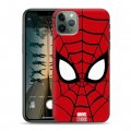 Дизайнерский силиконовый чехол для Iphone 11 Pro человек паук spiderman
