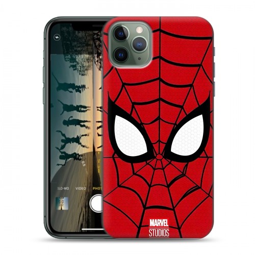 Дизайнерский силиконовый чехол для Iphone 11 Pro человек паук spiderman